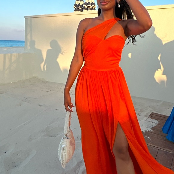 REVOLVE Yaura Imade Dress in Orange - Picture 5 of 6